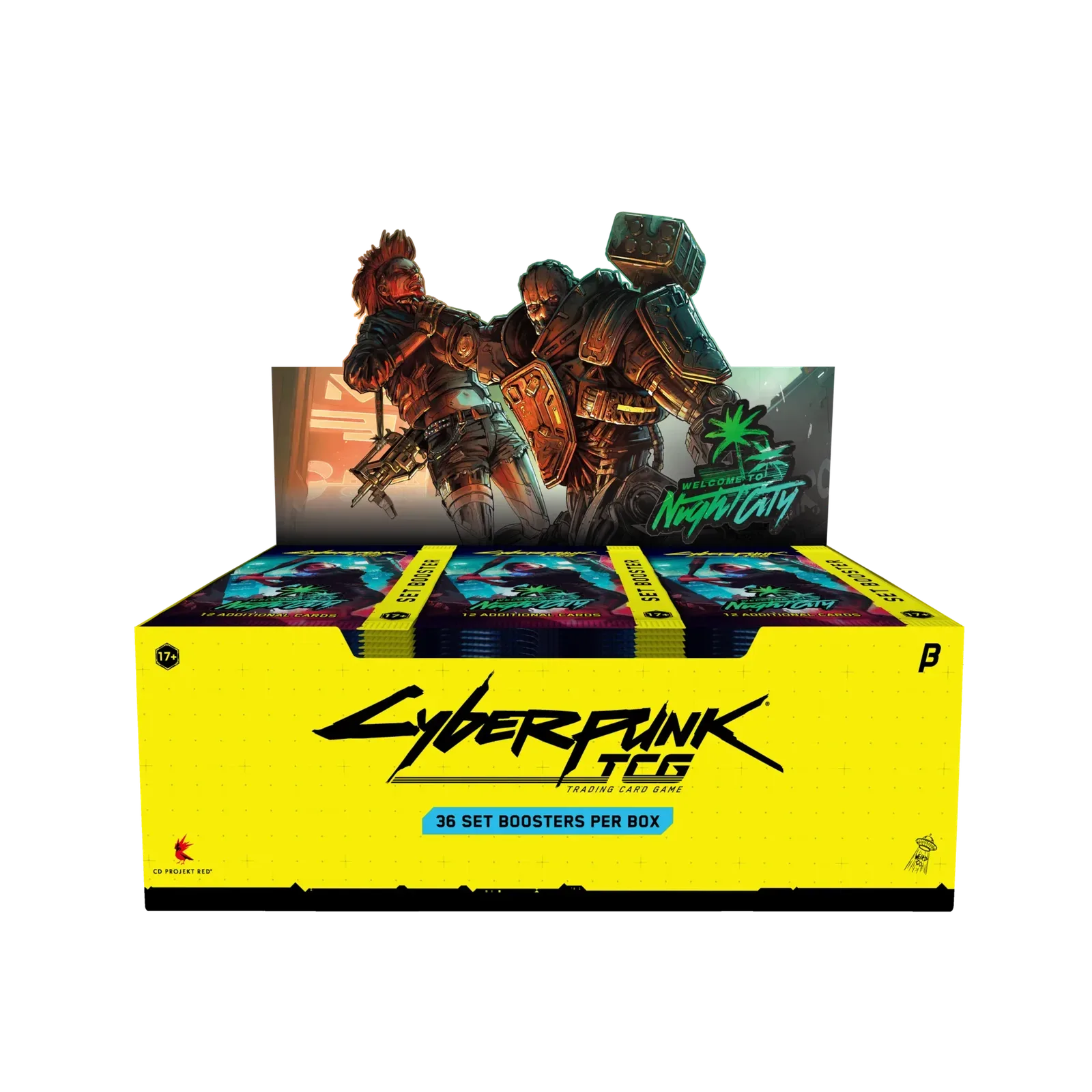 Cyberpunk TCG Beta Booster Box Display 36 packs