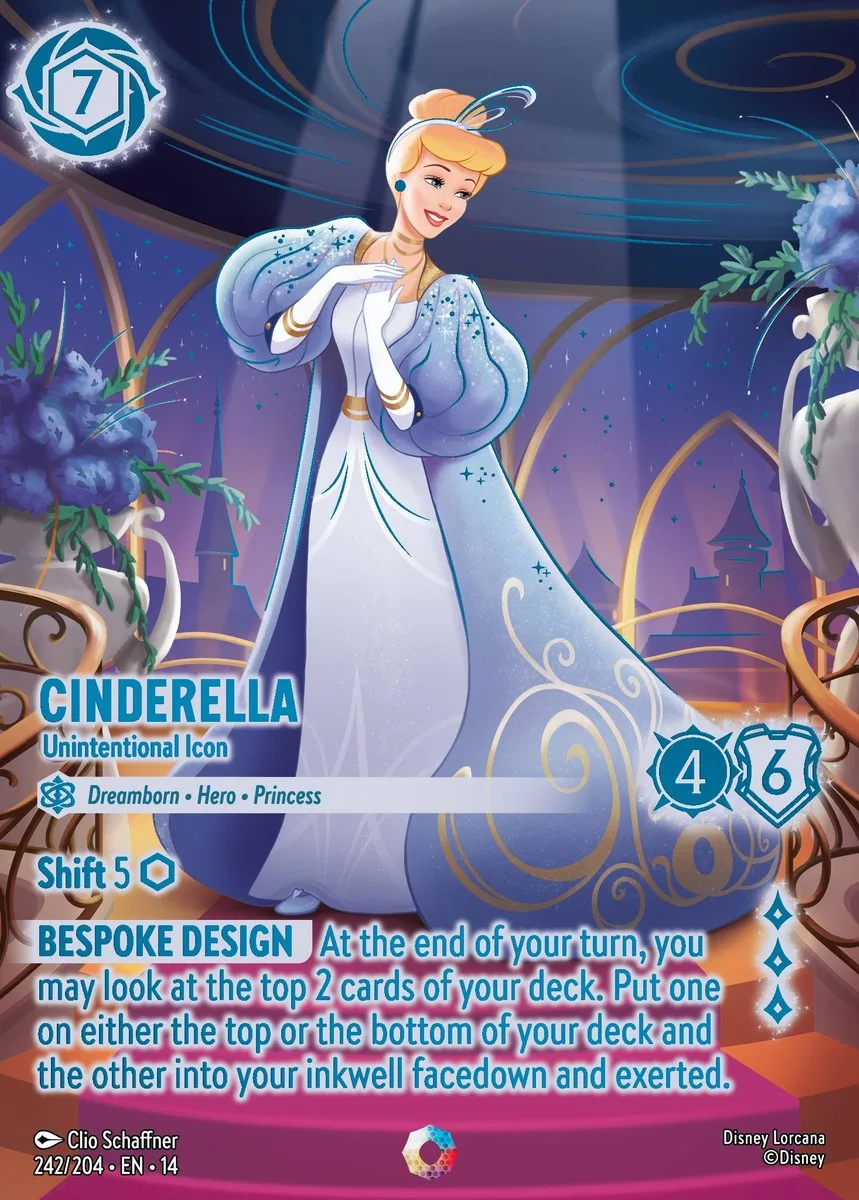 Cinderella Unintentional Icon Disney Lorcana card