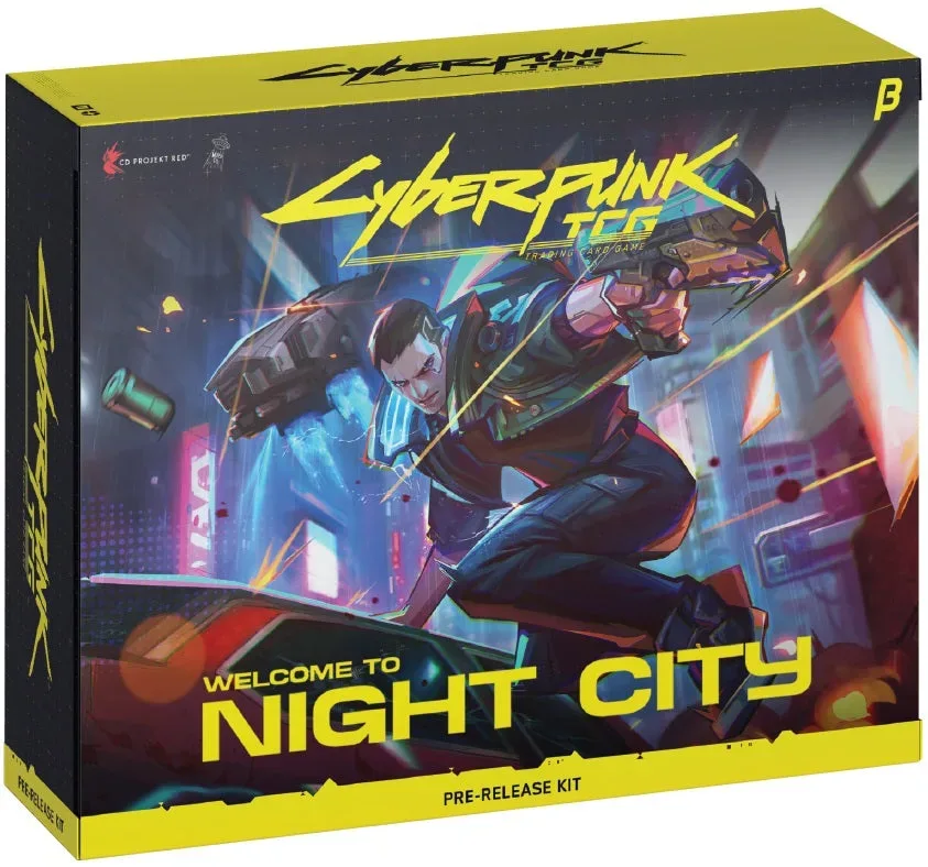 Cyberpunk TCG Welcome To Night City Beta Pre-Release Kit