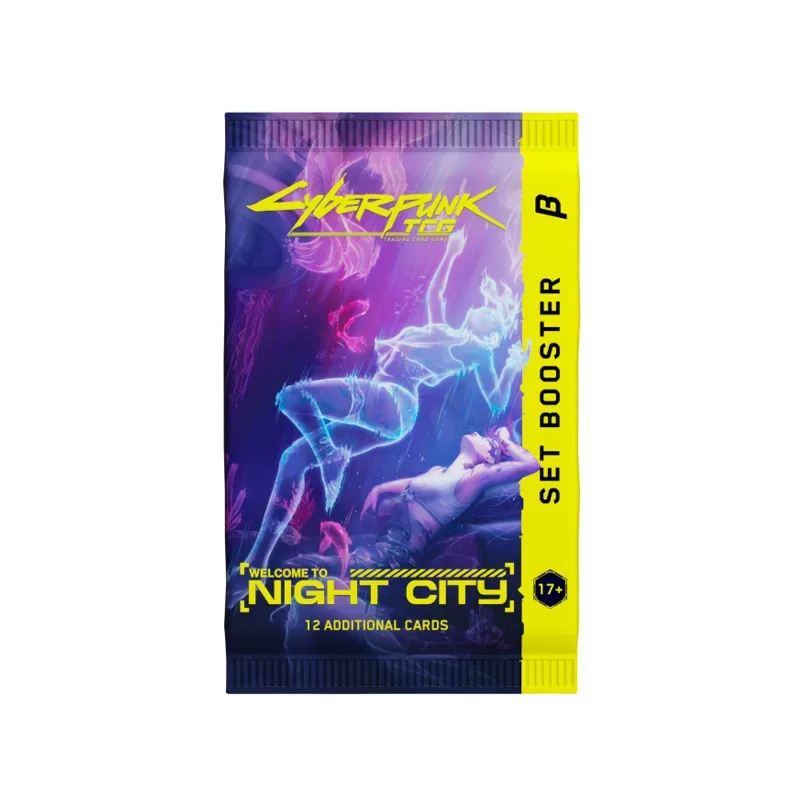 Cyberpunk TCG Welcome To Night City Beta Booster Pack foil