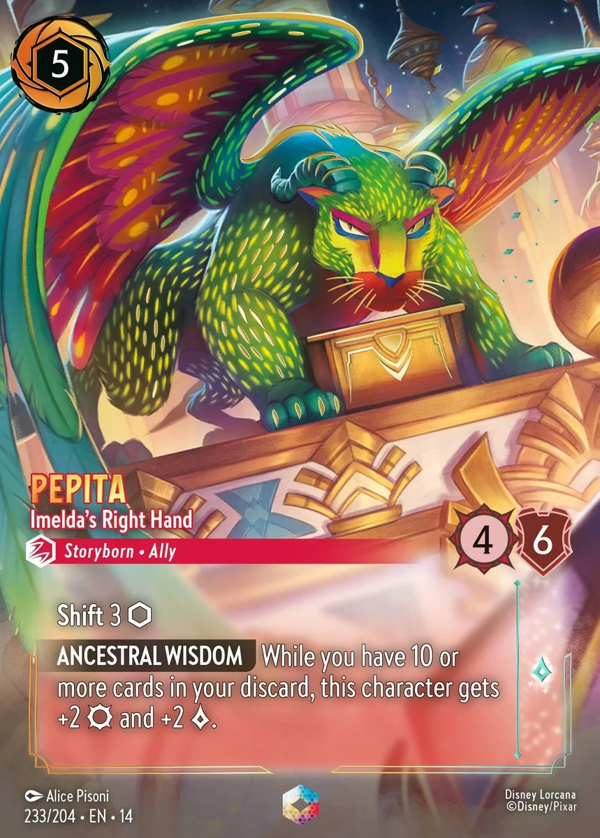 Pepita Imeldas Right Hand Disney Lorcana card